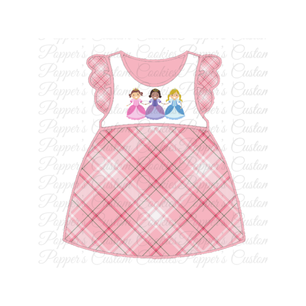 Girl’s Dress, Pink Plaid Princess