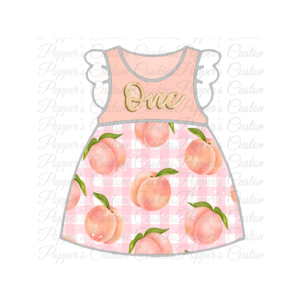 Girl’s Dress, One Peachy