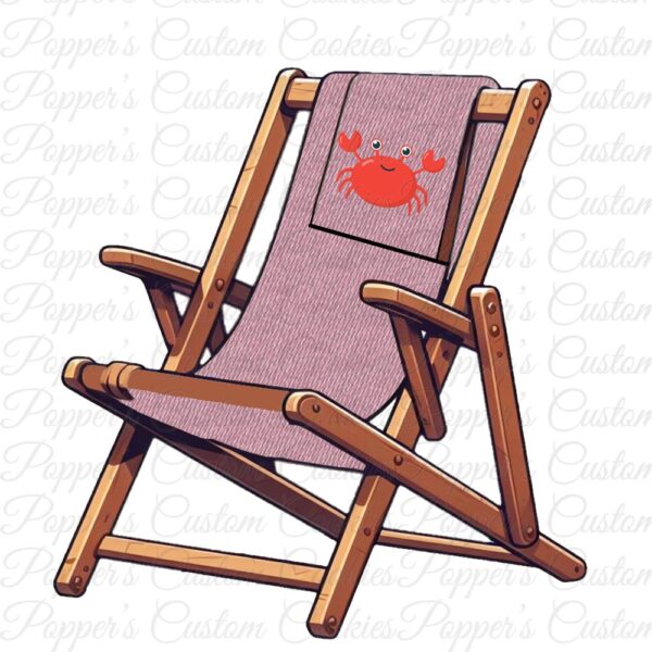 Beach Chair, Red Crab