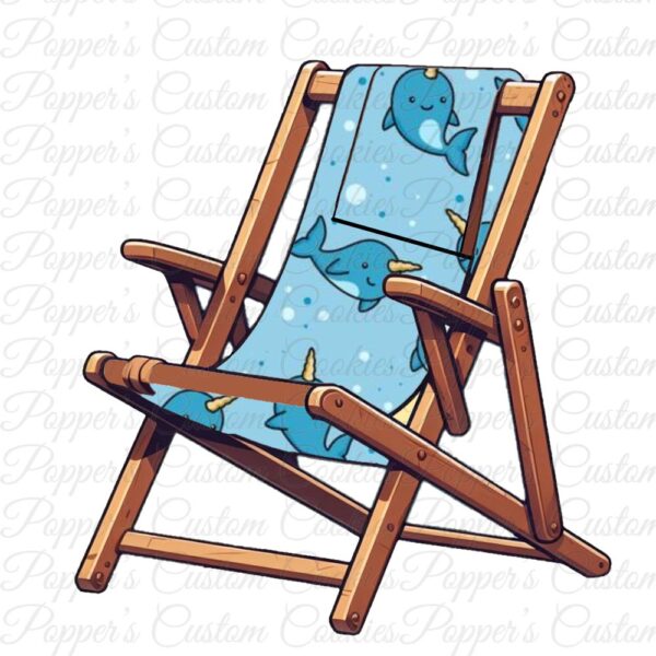 Beach Chair, Uni-Whale, Blue