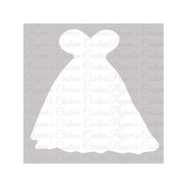 Dress, Sweetheart Gown, Magic Template