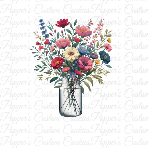 Floral, AC, Bouquet, Bouquet In Jar