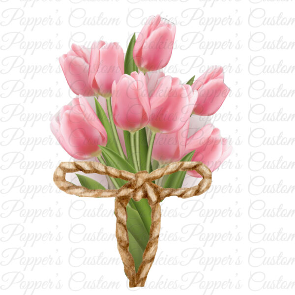 Floral, AC, Bouquet, Pink Tulips