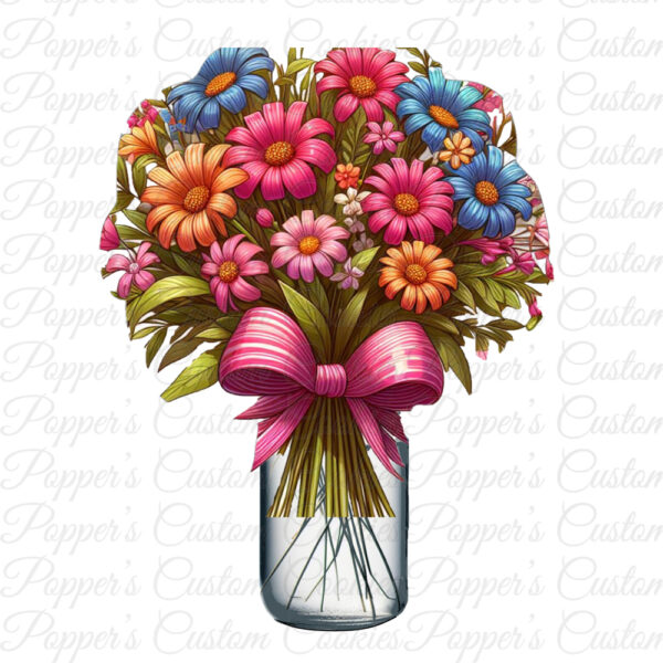 Floral, AC, Flower Jar, Jar 6