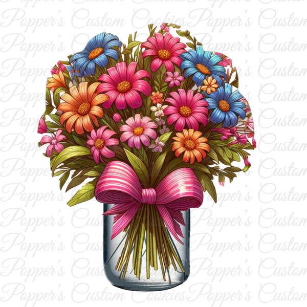 Floral, AC, Flower Jar, Jar 8