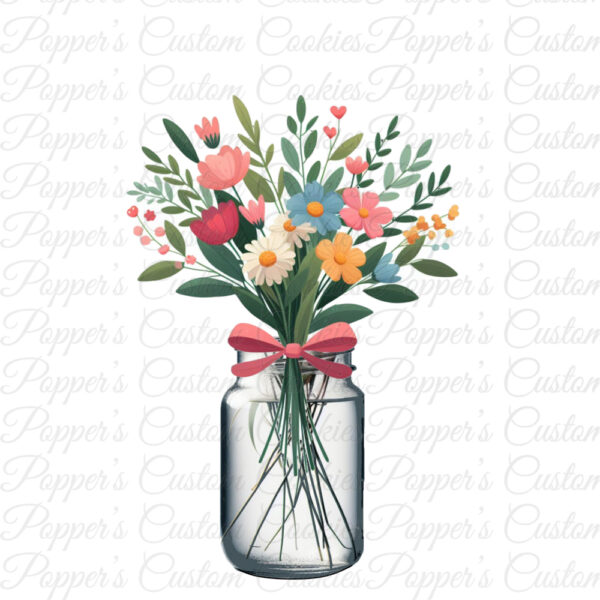 Floral, AC, Flower Jar, Jar 9