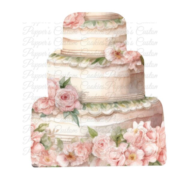 3 Layer Cake, AC, Antique Rose Floral