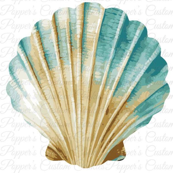 Seashell, AC, Gold & Green