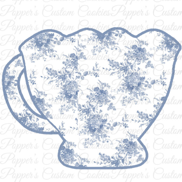 Teacup, Scalloped, Hydrangea