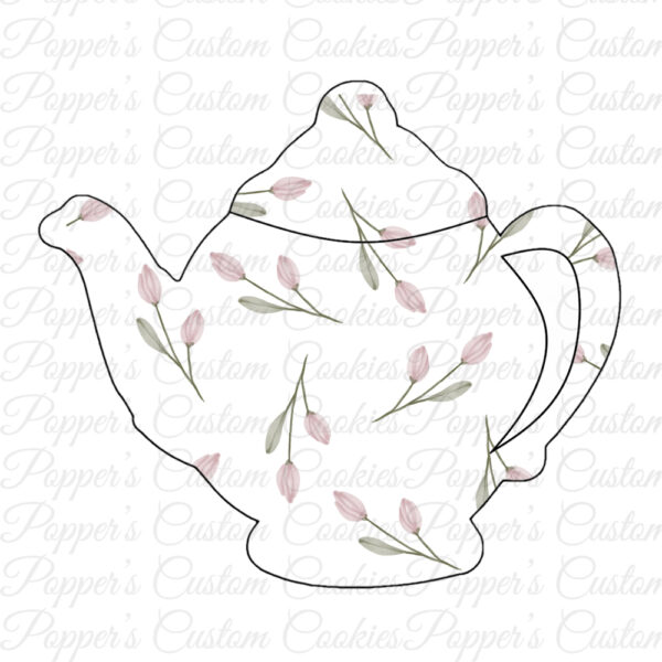 Teapot, AC, Pink Tulip