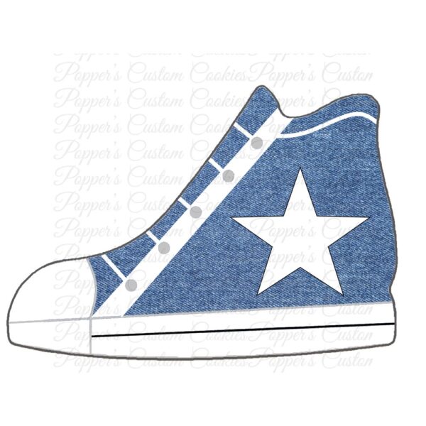 High Top, Denim, Star