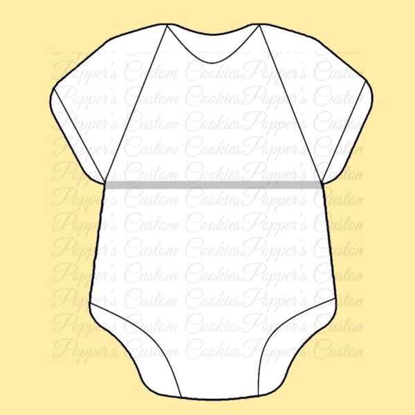 Onesie, Magic Template, White