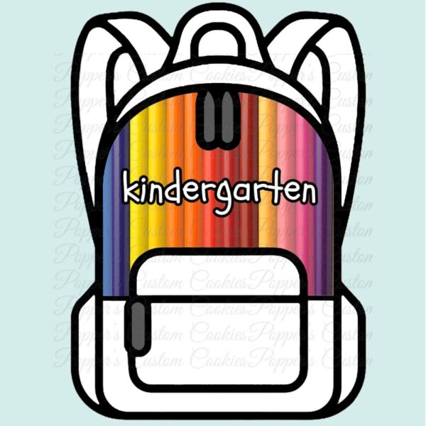 Backpack, Kindergarten, Magic Template