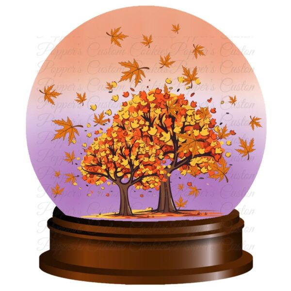 Snow Globe, Fall Trees