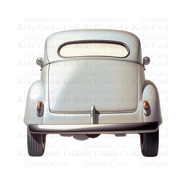 Vintage Car, Matte White