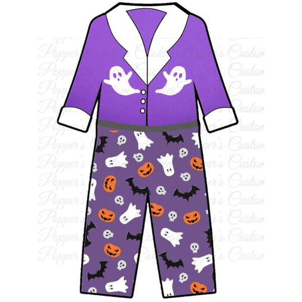 Pajamas, Purple Halloween