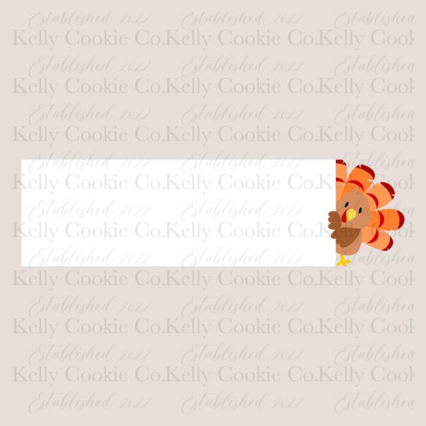 Cookie Stick 4.5_ x 1.25_ Thanksgiving, Cute Turkey