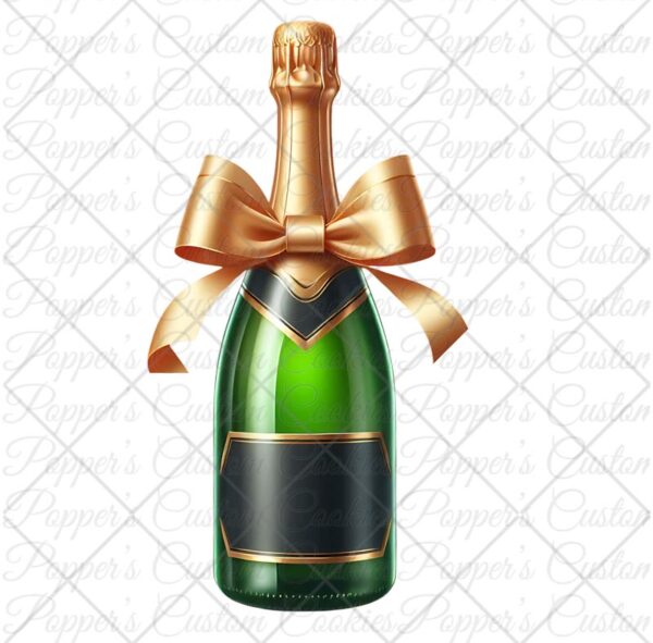 Green Champagne Bottle Bundle