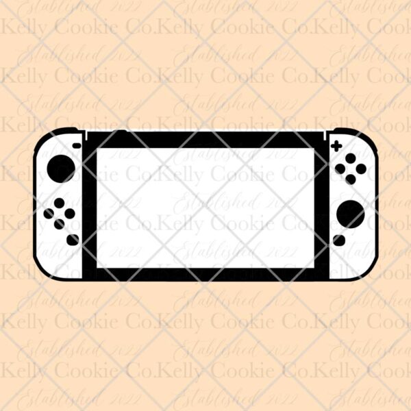 Handheld Console Magic Template, Screen & Controllers