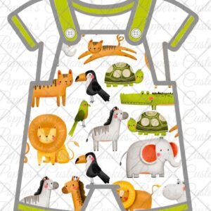 Gender Neutral Overalls, Jungle