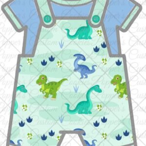 Gender Neutral Overalls, Dino