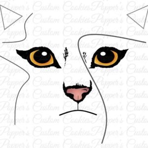 Cat, DYO Template, Realistic Eyes, Frown