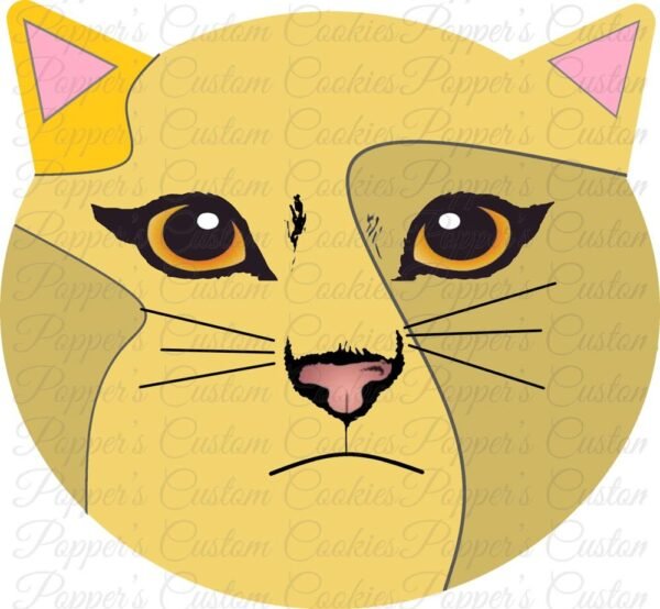 Cat, Gold & Yellow, Realistic Ryes