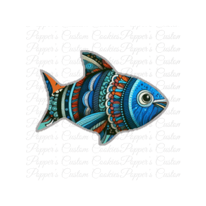 Fish, AC, Single Fin, Multi-Color