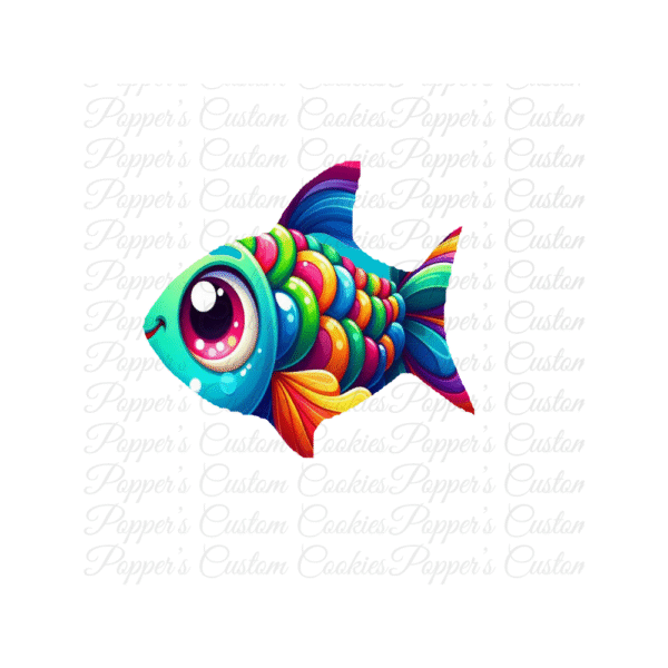 Fish, AC, Single Fin, Big Eye Fish, Right View