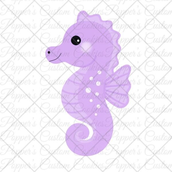 Seahorse, Purple