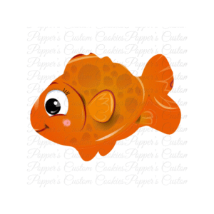 Fish, AC, Multi-Fin, Orange