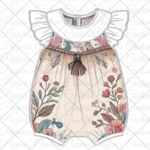 Ruffled Romper, Boho II