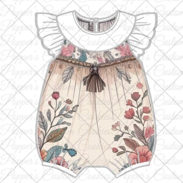 Ruffled Romper, Boho II