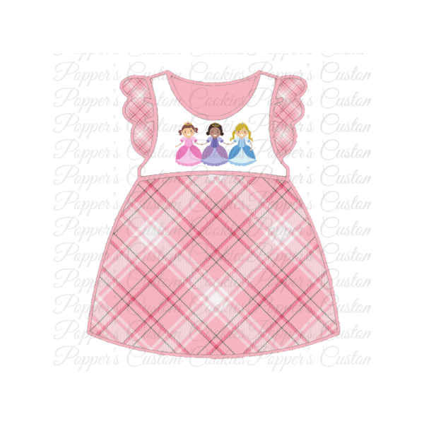 Girl’s Dress, Pink Plaid Princess