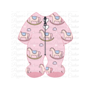 Long Sleeper, Pink Rocking Horse