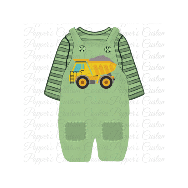 Romper, Boys, Green Truck