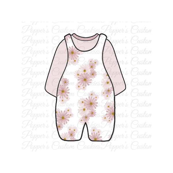 Romper, Girl's, Pink Floral