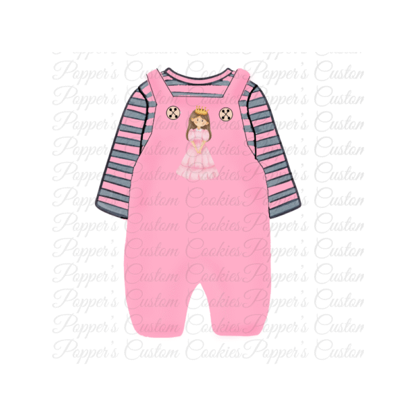 Romper, Girl's Overalls, Pink Princess