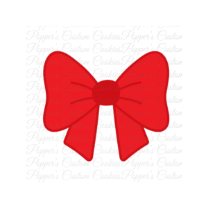 Bow, Red, No Outline