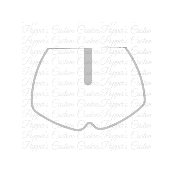 Men's Short Swim Trunks, DYO Template