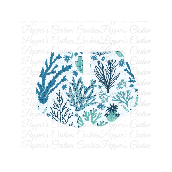 Kid's Short Swim Trunks, Sealife