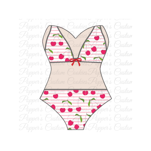 Bikini, HF, Cherry Striped