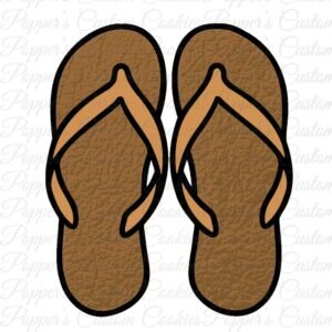 Flip Flop, Brown Leather