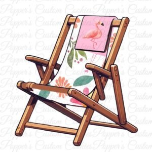 Beach Chair, Tropical Flamingo