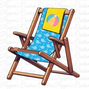 Beach Chair, Blue Whale & Beach Ball