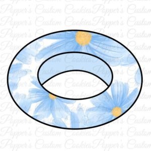 Inner Tube, Blue Floral