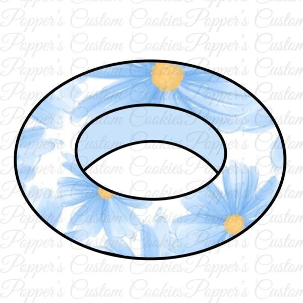 Inner Tube, Blue Floral