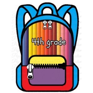 Backpack, 4th Grade, Zipper