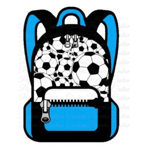 Backpack, Soccer, Zipper