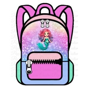 Backpack, Zipper, Mermaid